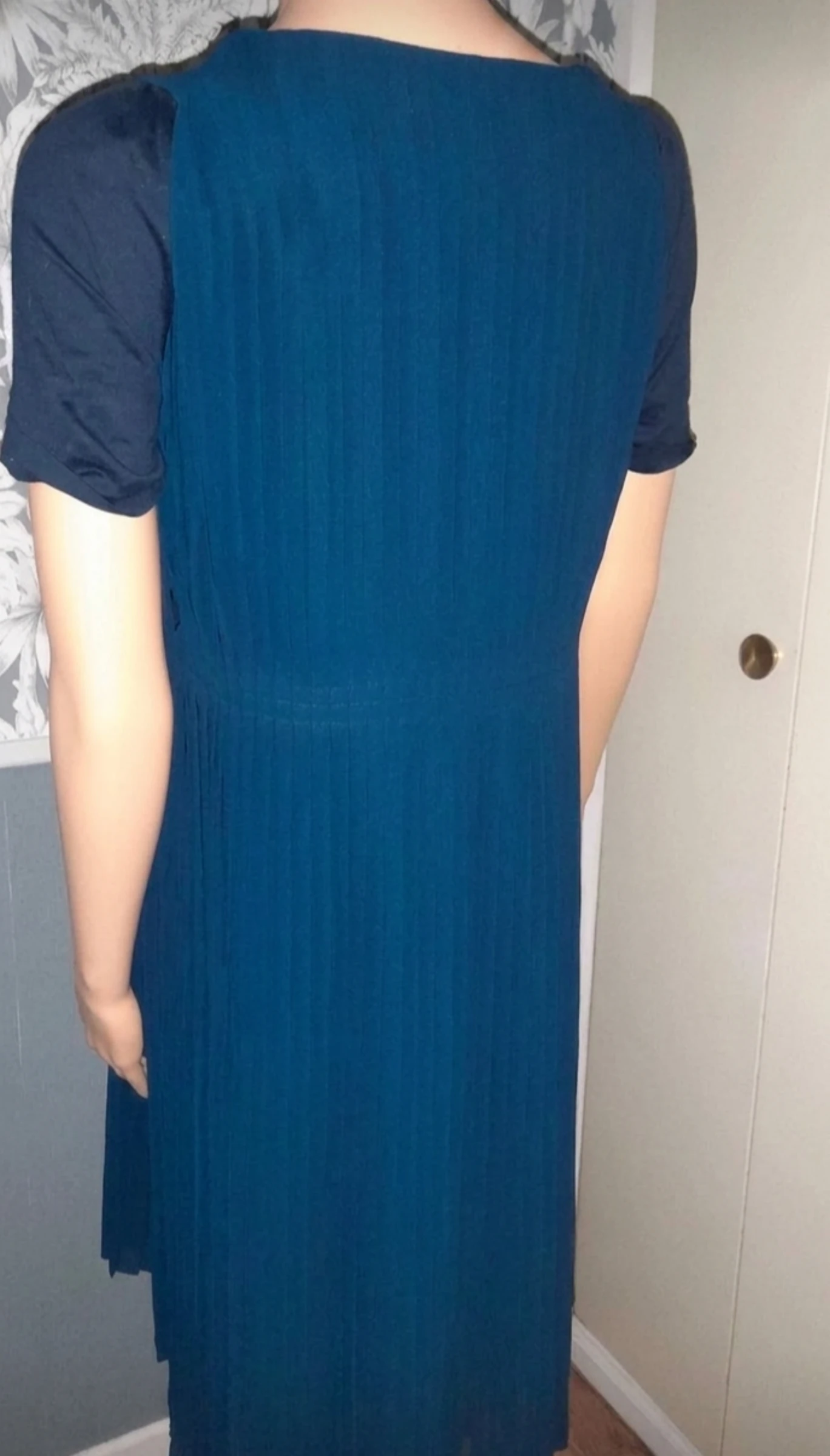 Comptoir des Cotonniers blue pleated Cadence dress size 38 – photo 6
